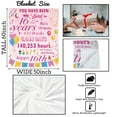 thumbnail image 3 of Girls 16th Birthday Gifts Ideas Happy 16th Birthday Throw Blanket for Girls 16 Years Old Flannel Fleece Blanket Sixteenth Birthday Gift Idea Decoration for Teen Daughter Niece Granddaughter(60"x80"), 3 of 7