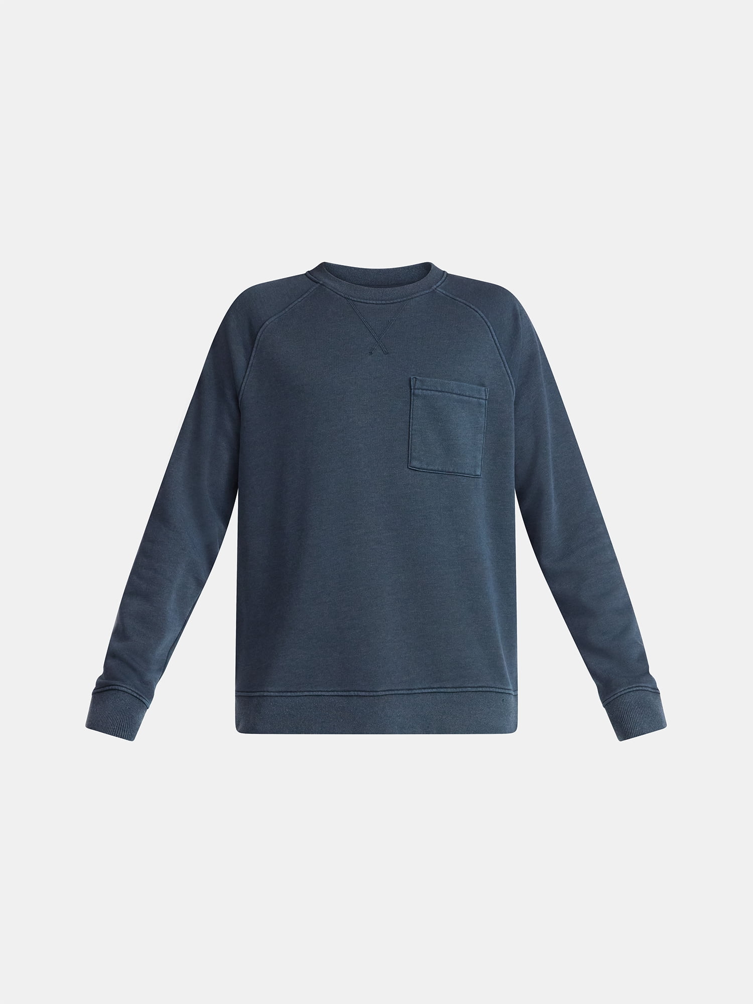 No Boundaries Crewneck Sweatshirt with Long Sleeves, Men's & Big Men's
