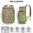 thumbnail image 2 of Colorful Paisley Pattern Insulated Backpack Cooler, Waterproof & Leak Proof, High-Performance Insulation, Perfect for Travel, Camping, and Outdoor Activities, 2 of 4