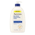 thumbnail image 1 of Aveeno Skin Relief Moisturizing Lotion for Sensitive Skin with Natural Shea Butter &amp; Triple Oat Complex, Unscented Therapeutic Lotion for Extra Dry, Itchy Skin, 33 fl. oz, 1 of 9