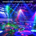 thumbnail image 4 of Party Lights Dj Disco Ball Light, LED RGB Stage Bee-eye Beam Effect Strobe Lights with Remote Control for Holiday Christmas Birthday Wedding Home Decoration, 4 of 9