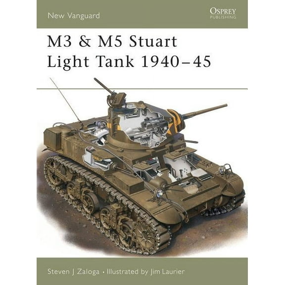 New Vanguard: M3 & M5 Stuart Light Tank 1940–45 (Series #33) (Paperback)