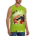 thumbnail image 2 of Disketp Let It Sushi Sleeveless Tshirts For Men, Muscle Shirts For Men Dry Fit Tank Top-X-Large, 2 of 8