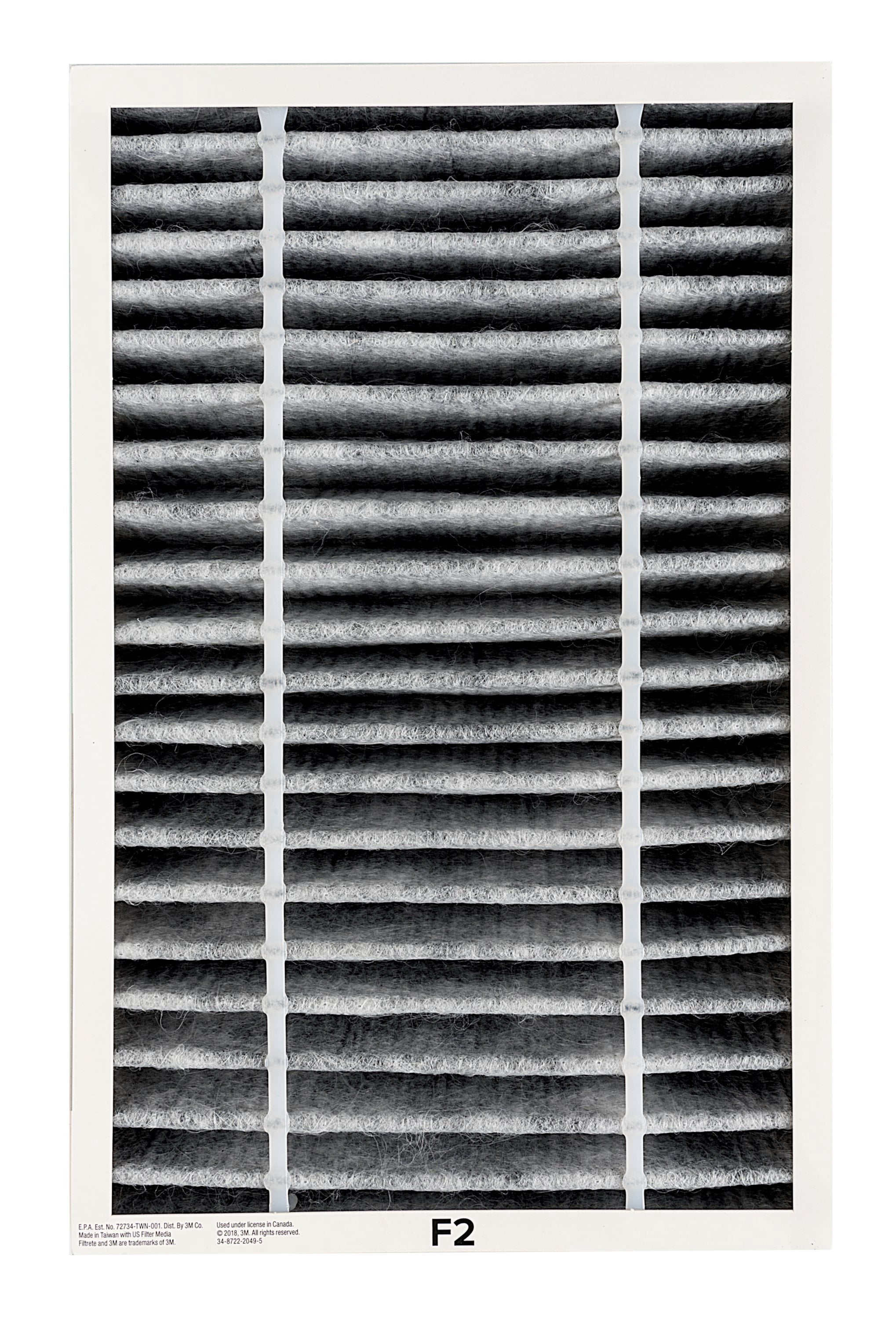 Filtrete by 3M Allergen Reduction + Odor Reduction HEPA-Type Air Purifier Filter, F2