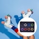 thumbnail image 5 of 8 piezas de cojinetes de skate premium, piezas de reparación Abec de material acero con caja de almacenamiento de hierro de repuesto para ruedas de patines color DYNWAVEMX Rodamientos para patinetas, 5 of 8