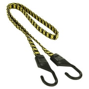 Hyper Tough Yellow/Black Poly-Pro Flat Bungee Cord, 48",  2 Pack
