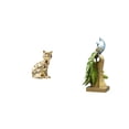 thumbnail image 1 of Estatua De Gato Pavo Real, Figura Decorativa, Escultura Animal, Adorno Artesanal Para Chimenea, Escritorio, Mesa De Entrada, Centro De Mesa, Oficina, Regalo De Cumpleaños, 1 of 8