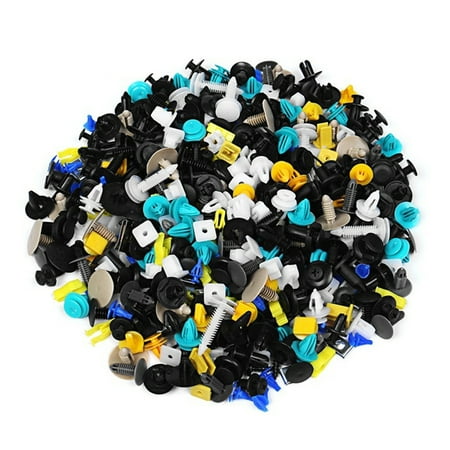 

Rinhoo 500pcs/set Automotive Plastic Rivet Car Fender Bumper Interior Trim Push Pin Clips Kit Car Accessories