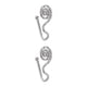 thumbnail image 3 of Jumpingount Anillo para la nariz Anillos circulares geométricos en que cruzan el clip liso Joyería de moda que combina con todo para Tipo-04 2piezas, 3 of 6