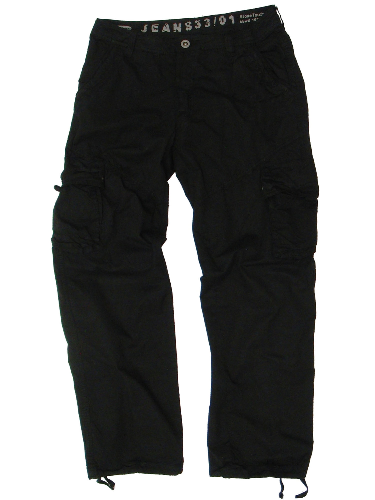 Mens MilitaryStyle Black Color Cargo Pants 27_42x32