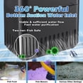 thumbnail image 6 of 222GPH 10W Turtle Tank Filter Aquarium Filter Power Adjustable 10-40 Gal. Small Internal Filter 3-Stage Waterfall Bio-Filtration Quiet Low Water Level for Freshwater Saltwater Fish Tank Easy to Clean, 6 of 8