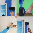 thumbnail image 4 of Kit de rodillos para pintar el hogar con acabado perfecto, herramienta para decorar el pasillo con extensión ajustable que ahorra tiempo para limpiar esquinas y bordes fácilmente (8 piezas/juego), 4 of 5
