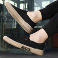 thumbnail image 3 of Mens Canvas Shoes Breathable Slip on Loafers Comfortable Walking Driving Low Top Fashion Sneakers, 3 of 7