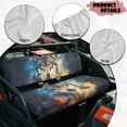 thumbnail image 6 of Binienty Galaxy Wolf UTV Dog Seat Covers Compatible With Kawasaki Mule 300 3010 3020 4000 4010 2001-2023 2025 Breathable Non-Slip UTV Seat Protector for Mule 4000, Outdoor Accessories, 6 of 7