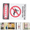 thumbnail image 3 of No Peeing Dog Sign Yard Sign Dog No Peeping Warning Sign Please Be Respectful Sign, 3 of 3