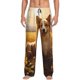thumbnail image 1 of Balery Pastoral Sunflower Corgi Pantalones de pijama para hombre, pijama ultraligero, pantalón de descanso-3X-Large, 1 of 6