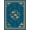 Navy Blue, Pattern 1, variant on Design&I 9'x12' Washable Area Rug Sleek Flatweave Pet Friendly Fish Navigation Fishing Symbols Hook Centerpiece Hunting Animals for Master Suite, Under Bed