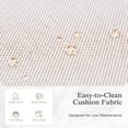 thumbnail image 5 of Sophia & William Patio Outdoor Bar Set HDPE Height Stools & Table Bistro Set Cushioned Wicker Chair Furniture Set, 5 of 9