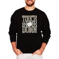thumbnail image 6 of Camo Touchdown Sweatshirt for Men Women & Teens Trendy Football Game Day Crewneck Fan Gift Black Sweatshirt Adult XL, 6 of 7