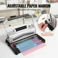 thumbnail image 3 of Coil Spiral Binding Machine Manual Book Maker 34-Holes Binding Adjustable Coil Binding Spine, 3 of 6
