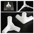 thumbnail image 4 of 20 Pcs Tee Joint Greenhouse Pipe Connector Tent Component Camping Items Garden Supports, 4 of 6