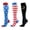 Multi-color 2, variant on SZDUDU 3 Pairs Compression Socks for Women & Men 20-30 mmHg Circulation Support Recovery Socks for Nurses Running, , Cycling (L-XL/8-11)