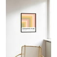 thumbnail image 5 of HAUS AND HUES Contemporary Framed Art, Danish Pastel Framed Geometric Wall Art, Colorful Framed Art, Colorful Wall Art Framed Pink and Orange Wall Art, Contemporary Wall Art (Black Framed, 12x16), 5 of 6