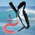 thumbnail image 1 of Correa Enrollada Correa en espiral correa de tabla de surf ajustable para tablas de paddle stand (rosa) Sywqhk Para Estrenar, 1 of 3