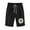 Black, variant on Women Bermuda Shorts Knee Length SweatShorts Trendy Floral Print Workout Short Casual Shorts Pants with Pockets