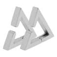 thumbnail image 1 of Pendientes triangulares para mujer, aretes geométricos tipo botón, aretes tipo puño, aretes únicos tipo botón, aretes tipo botón de acero de titanio, aretes minimalistas, joyería para las orejas, 1 of 7