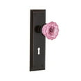 thumbnail image 2 of Nostalgic Warehouse Nykcrp_Prv_238_Kh New York Solid Brass Rose Privacy Door Knob Set -, 2 of 7
