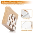 thumbnail image 5 of Yayeee Napkin Holder for Table Kitchen Paper Tissue Organization, Brown Ice Cream Pattern, 5 of 8