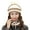 White, variant on PULLIMORE Womens Winter Beanie Hats Knitted Scarf Set Pompom Fleece Lined Cap with Face Mask (White)