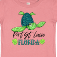 thumbnail image 4 of Inktastic Port St. Lucie, Florida Happy Sea Turtle Boys or Girls Baby T-Shirt, 4 of 5