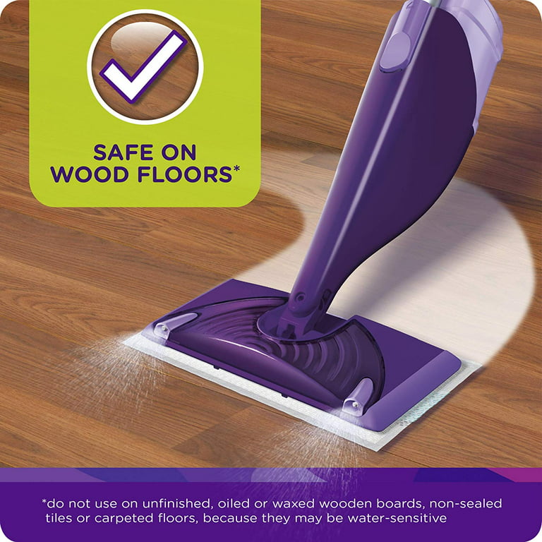 Swiffer WetJet Wood Double Nozzle 16.9-fl oz Spray Mop in the Spray Mops  department at