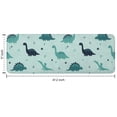 thumbnail image 7 of Light Blue Dinosaurs Geometric Pattern Kitchen Rug Mat,Kitchen Runner Rugs Non Skid Washable,Decorative Kitchen Floor Mats for Kitchen,Sink,Laundry,17"x47.2", 7 of 7