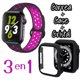 thumbnail image 1 of Correas para Apple Watch compatible con 38mm / 40mm + Case protector de pantalla con Cristal Templado. Estilo Sport, ideal para hacer ejercicio. Mamá Pulpo Sport con case, 1 of 4