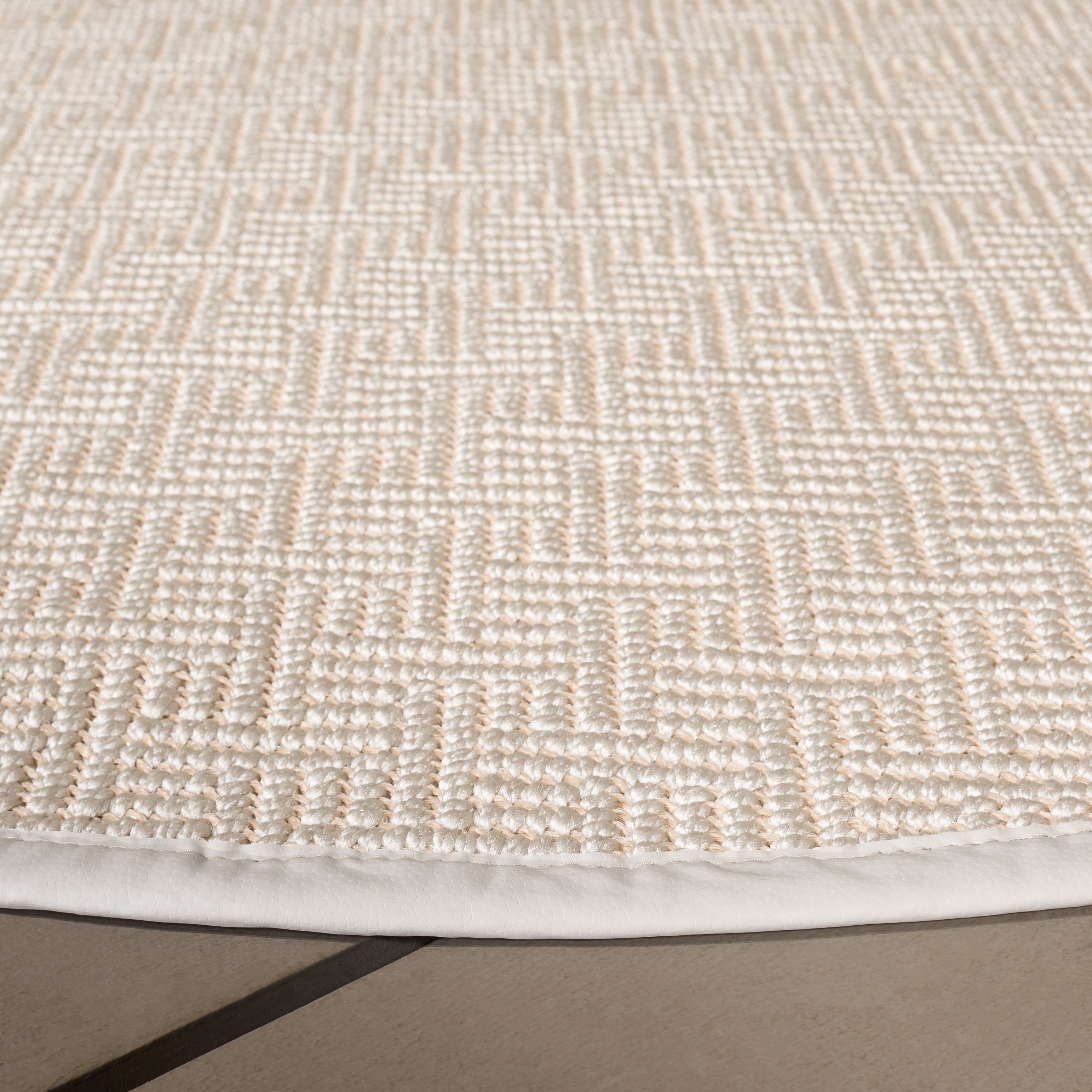 Safavieh Napa Faux Sisal Rozanne Geometric Area Rug, Natural/Beige, 6' x 6' Round