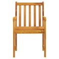 thumbnail image 2 of vidaXL Garden Chairs 2 pcs Solid Acacia Wood, 2 of 5