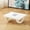 WHITE, variant on 1 under-desk footrest, oversized office footrest, rocking chair-style nursing stool, rocking balance board, ergonomically designed to support posture, suitable for office, home, and camping