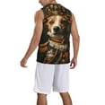 thumbnail image 2 of Naloa Modern Cute Dog Basketball Jersey Reversible Men's Mesh Athletic Sports Shirts Training Practice S-4XLX-Large, 2 of 6