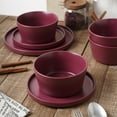 thumbnail image 4 of Stone + Lain Chelsea Stoneware Collection, Round Dinnerware Set, 24 Pieces Service for 8, Purple, 4 of 6