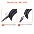 thumbnail image 4 of Yeacher Scanner de Codes-Barres Portable 1D2D/QR USB Filaire Lecteur de Codes-Barres Déclencheur Manuel/numérisation Automatique Continue Support Papier Code/écran Code Compatible avec Windows Android pour Supermarché Bibliothèque Journal, 4 of 6