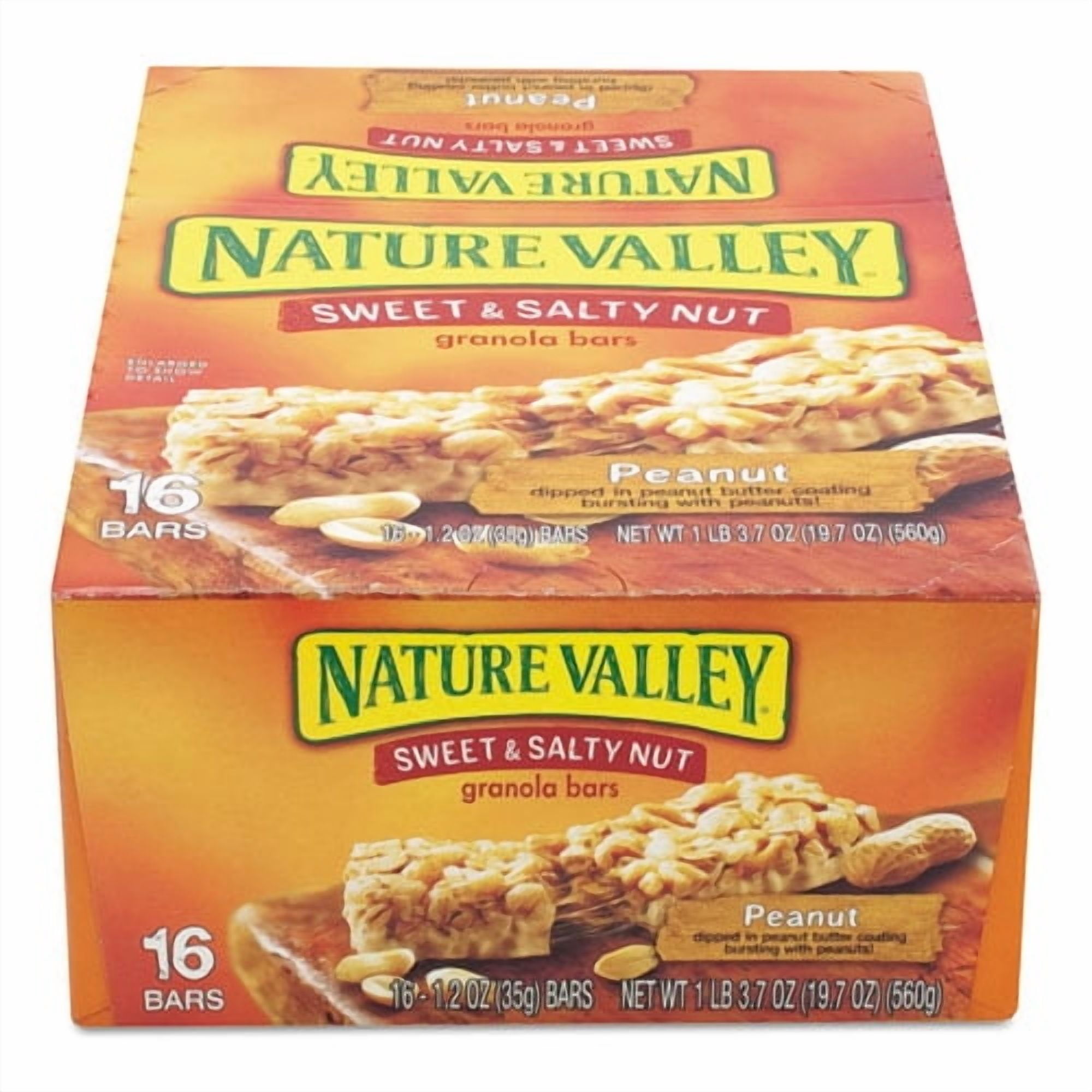 Granola Bars, Sweet And Salty Nut Peanut Cereal, 1.2 Oz Bar, 16/box | Bundle of 10 Boxes
