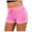 Pink, variant on BKQCNKM Shorts For Women Joggers For Women Drawstring Fitness Women'S Pants Mid Sport Stretch Shorts Yoga Waist Plus Size Pants Workout Shorts Womens Green L