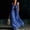 Blue a, variant on Women's Halter V-Neck Maxi Dress, Sleeveless High Waist Flowy Dress with Button Detail, Casual Cotton-Linen Look Sundress, Elegant Summer Dress for Beach Vacation and Evening Events Blue b L