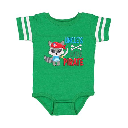 

Inktastic Uncle s Little Pirate Cute Raccoon with Sword Gift Baby Boy or Baby Girl Bodysuit