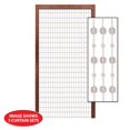 thumbnail image 3 of Rideau de Perles Transparent; Assemblage Requis; Inclut : 212 Rails en Plastique, 10 Brins de Rideau Perlés, 8 Vis Lot de 1, 3 of 7