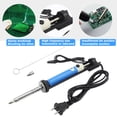 thumbnail image 2 of SNNROO 110V Electric Vacuum Solder Sucker Pump Desoldering Gun Welding Iron Tools Blue, 2 of 6