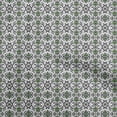 thumbnail image 1 of oneOone Viscose Chiffon Green Fabric Asian Block Quilting Supplies Print Sewing Fabric By The Yard 42 Inch Wide-OG, 1 of 4